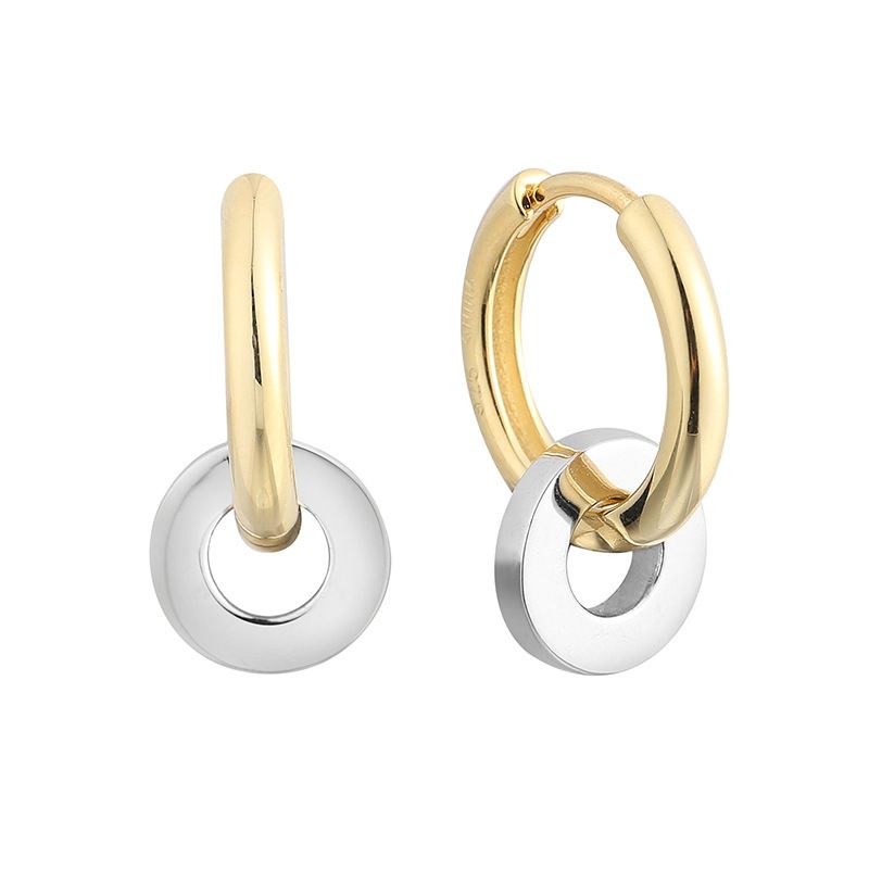 Orecchini Retro Orecchini Popolari Geometrici Orecchini Rotondi In Metallo Geometrico Stile Freddo Personalità Orecchini Esagerati Per Le Donne_voghion.com