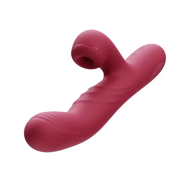 Casemee Luxury Heating Suction Vibrator 3 In 1, 8 Vibration Modes, Air Pulse Clitoral G Spot Women Stimulator Massager Vibrator_voghion.com