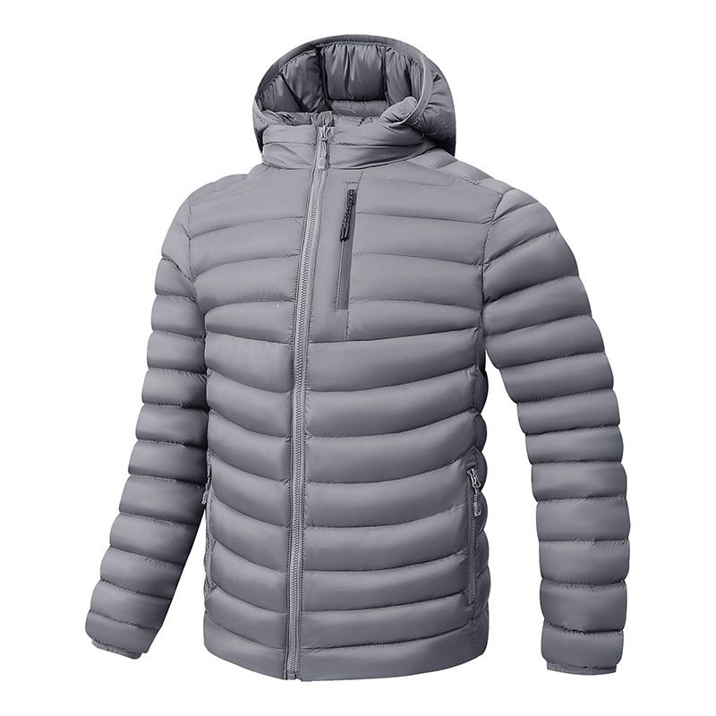 Men's Clothing New Winter Thickened Jacket Outdoor Multi Color Windproof Ribs Cotton Jacket Warm Hooded Cotton Clothing_voghion.com