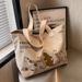 Large Capacity Canvas Women 2024 New Shoulder Handbag Mommy Student Class Tote Bag_voghion.com