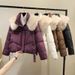 small fragrant bread jacket for women winter 2024, short, thickened, super large fur, down cotton in the field coat_voghion.com