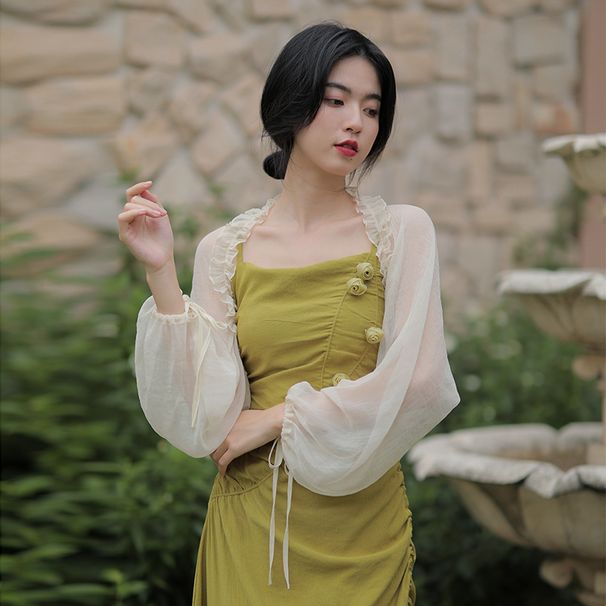 Nara Ice Silk Thin Breathable All-Match Cape Sun Protection Clothing_voghion.com