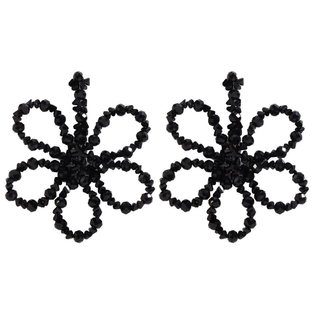 Flerlags perlehalskæde med personlighed og temperament, lange perleøreringe_voghion.com