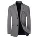 CT Spring And Autumn New Middle-aged Men's Casual Woolen Suit Dad's Single-piece Blazer Jacket_voghion.com