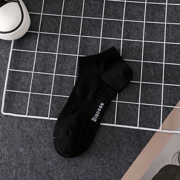 Unisex Socks Men's Sports Socks Short Tube Cotton Mesh Breathable Mid-tube Socks Men's Stockings Sweat Wicking Basketball Socks_voghion.com