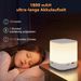Glitzerlife LED Nachttischlampe 1800mAH 2ER Touch Dimmbar - Weiß Akku USB Aufladbar Nachttischlampe Kabellos Mit 3 Farbtemperatur&Timing Funktion Nachtlicht_voghion.com