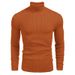 Light luxury original men's winter solid-coloured leisure high neck long-sleeved knitted bottoming shirt hot models_voghion.com