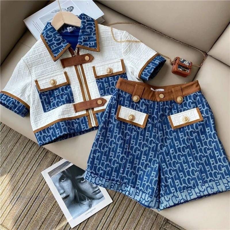 Îmbrăcăminte Femei Vară Nouă Mici High End Shorts Costum Două Piese Pentru Femei_voghion.com