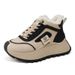 2024 new autumn and winter versatile top cotton casual sports thick soled high rise dad shoes, trendy_voghion.com