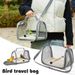 Portable Bird Travel Carrier Small Bird Parrot Pet Wood Standing Bag Cage With Side Perch Soft Mat Mesh Bird Window Accesso Z1C9_voghion.com