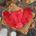 Biancheria intima Mutandine sexy da donna Mutandine a pois con orlo in pizzo a vita bassa Mutandine da donna_voghion.com