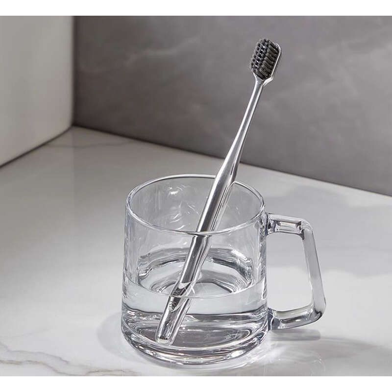 【Lisci e non danneggiano le labbra】 Bicchiere per collutorio in vetro per uso domestico, per la cura della coppia, un paio di bicchieri per spazzolatura di alta qualità,_voghion.com