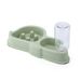 New Ali Fox Slow Feeder Integrated Double PP Dog Food Pet Water Feeding Cat Bowl_voghion.com