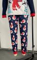Christmas Family Matching Pajama Set – Soft Polyester Sleepwear For Adults & Kids (S-3XL, Toddler 3-24M, Unisex Holiday Print)_voghion.com