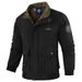 Herrenbekleidung Herren Slim-Fit Stehkragenjacke - Wasserdichter Windbreaker, leichtes Polyester, Business Casual Style (Weiß/Schwarz/Terrakotta)_voghion.com
