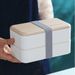 Microwave Double Layer Lunch Box Wooden Style Container Box Bpa Free_voghion.com
