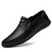 Herren-Freizeitschuhe aus Leder, Freizeitschuhe aus Leder mit Schnürung, Herren-Plateauschuhe aus weichem Leder_voghion.com