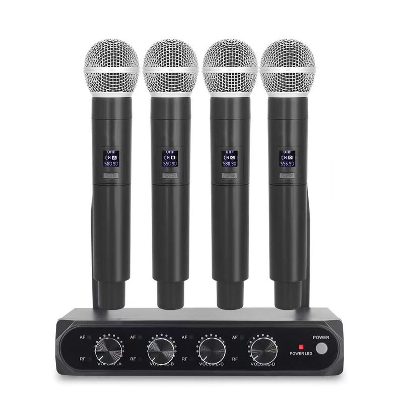 Professional wireless microphone in one-to-four_voghion.com
