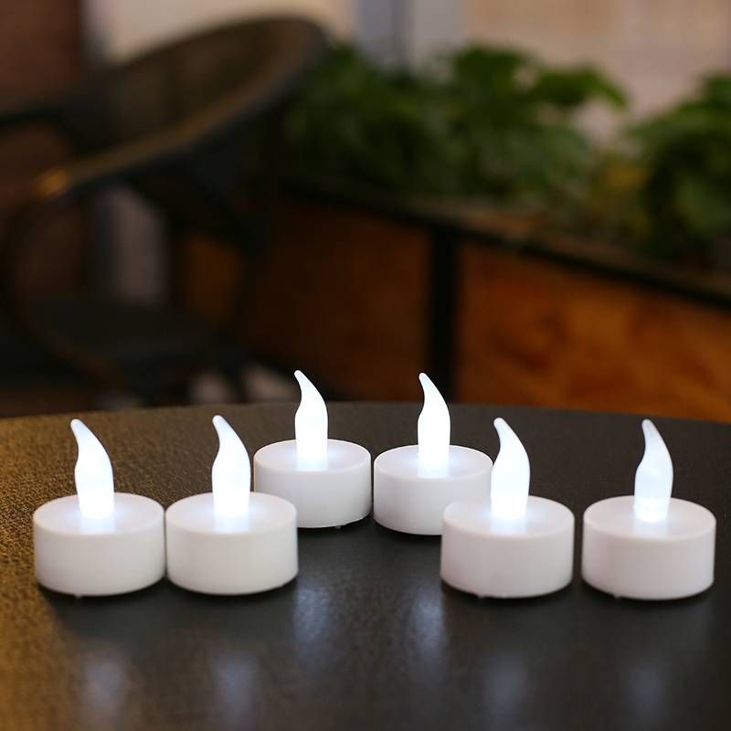 LED-Teelichter, realistisches und helles, flackerndes, flammenloses LED-Teelicht als Weihnachtsgeschenk für saisonale und festliche Feiern_voghion.com