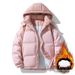Piumino unisex con cappuccio – Streetwear coreano oversize, imbottitura in cotone pesante, esterno in poliestere resistente all'acqua (S-3XL, colori opachi)_voghion.com