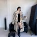 Women's Clothing Luxury Faux Fur Coat Women's Winter Long Leopard Print Jacket With Belt, Elegant Office Wear, Warm_voghion.com