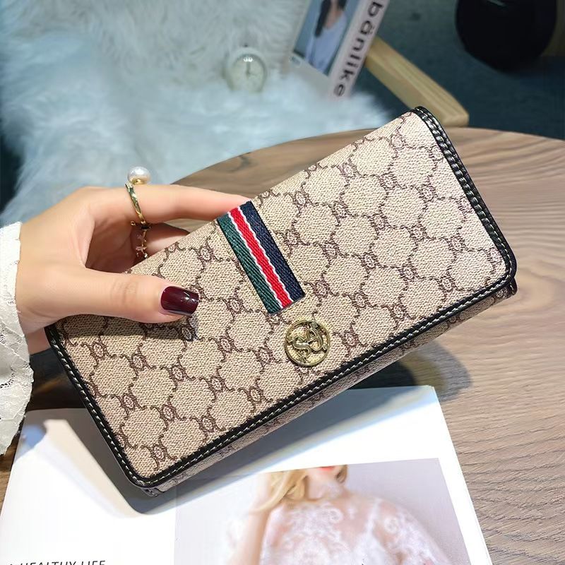 Designer-Geldbörse aus hochwertigem, weichem Leder für Damen und Herren – ikonisches, strukturiertes Design, langes Reißverschluss-Etui, Münzfach und Kartenhalter_voghion.com