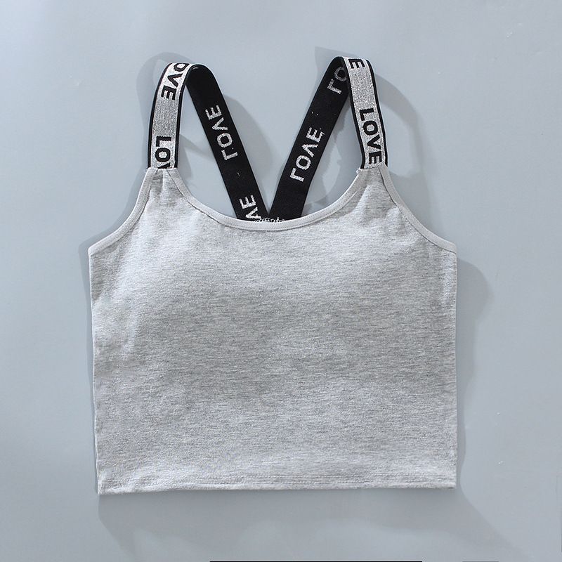 Dziewczęcy biustonosz okres rozwoju mała kamizelka bielizna sling lato bawełna średnia i długa duże dzieci dzieci uczeń tuba top 8 14 lat_voghion.com