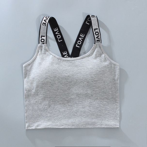 Dziewczęcy biustonosz okres rozwoju mała kamizelka bielizna sling lato bawełna średnia i długa duże dzieci dzieci uczeń tuba top 8 14 lat_voghion.com