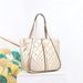 Large Capacity Tote Bag For Women Soft Super Fiber Leather With Quilted Pattern, Stylish Shoulder Bag With Multiple Pockets, Lightweight & Spacious_voghion.com