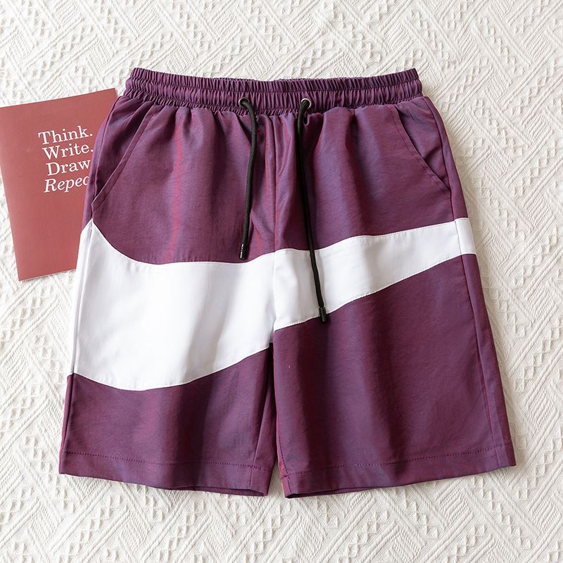 Shorts Männer tragen Sommer Beachwear Freizeithosen junge Studenten lockere Mode vielseitige Höschen_voghion.com