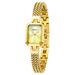 BERNY Small Gold Watches For Women Dainty Luxury Ladies Analog Quartz Bracelet Watch Rectangular Case Stainless Steel Waterproof Minimalist Wristwatch_voghion.com