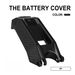 Motorcycle Battery Cover - Lightweight PP Material With Carbon Fiber Texture, Compatible With Various Bike Models (26x15x6cm)_voghion.com