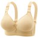 Women's Intimates Large Breasts Show Small Thin Cup Without Steel Ring Comfortable Gathered Bra Side Breast Adjustment Beautiful Back Underwear_voghion.com