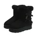 Fleece Lined Thickened Snow Boots With Slip On Design New Winter 2025 Model Thick Sole Furry Opening Bow - Knot Warm And_voghion.com