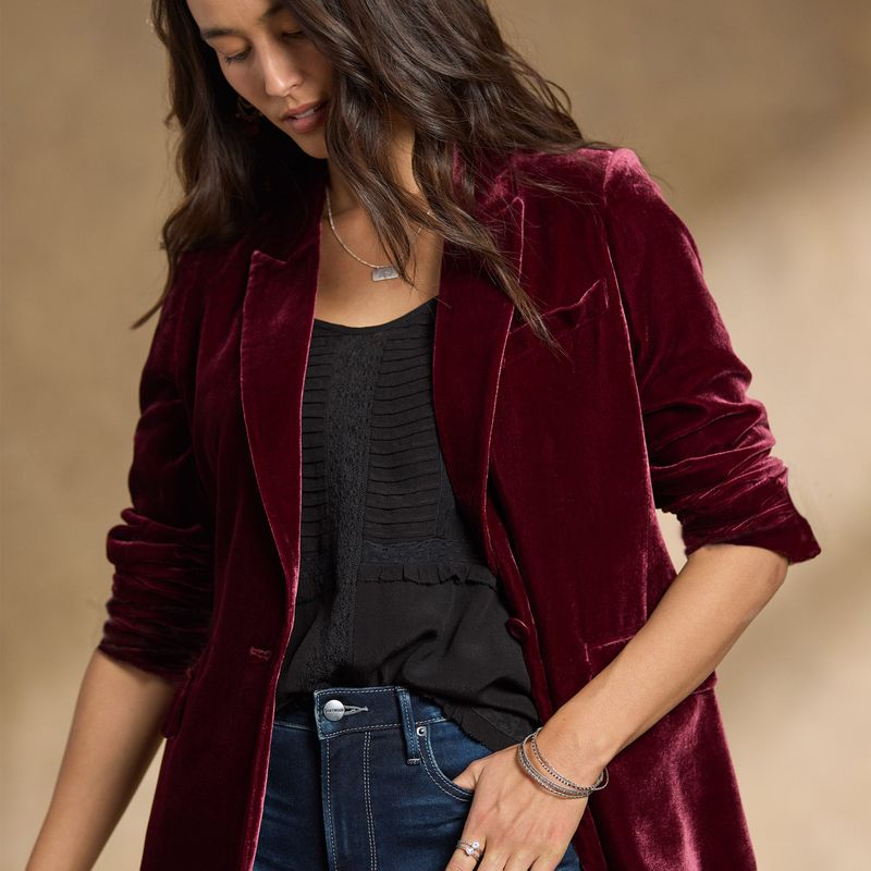 Veste de costume courte en velours doré pour femme, nouvelle collection printemps 2025, style décontracté européen et américain_voghion.com