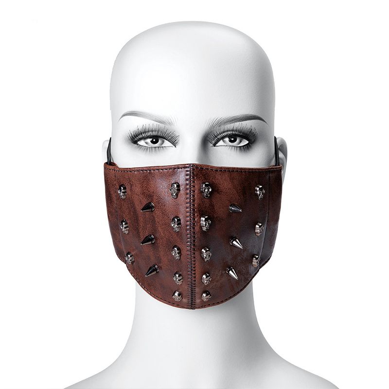 Punk Skull Protective Life With Filter PM2.5 Dustproof Adult Face Mask Head Cover_voghion.com