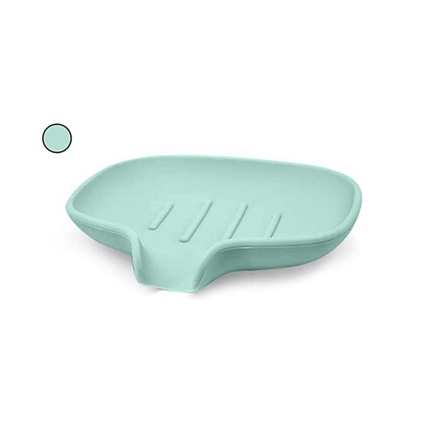 2 Stück Schwamm-Seifenhalter aus Silikon mit rutschfester Oberfläche für Badezimmer, Duschablage und Abtropfschale_voghion.com