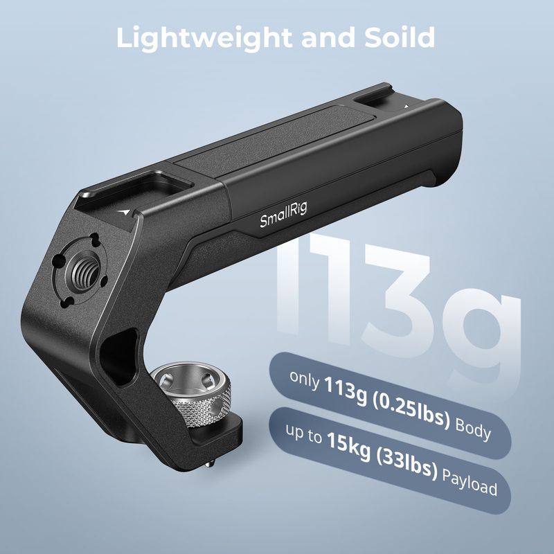 SmallRig ARRI Locating Holes Tiny, Weight 113g, Portable Camera Top Handle For Sony Canon Nikon 4757_voghion.com