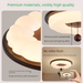 Ceiling Walnut Wood Mid-French Cream Style Creative Master Bedroom Children's Room Lamp_voghion.com