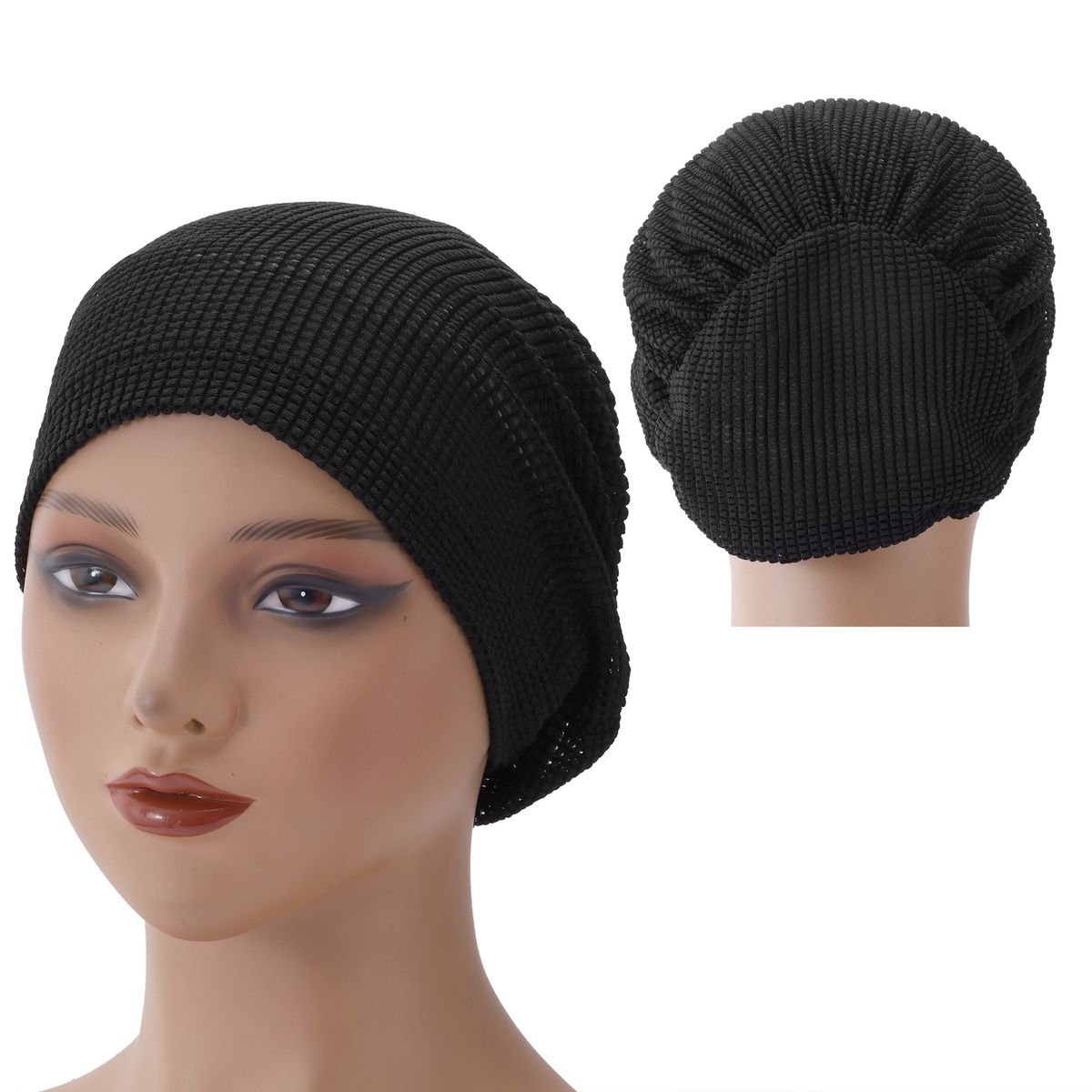 Chapeau d'été Hui Nationality – Couvre-chef en fil doux super élastique, respirant et confortable pour femme_voghion.com