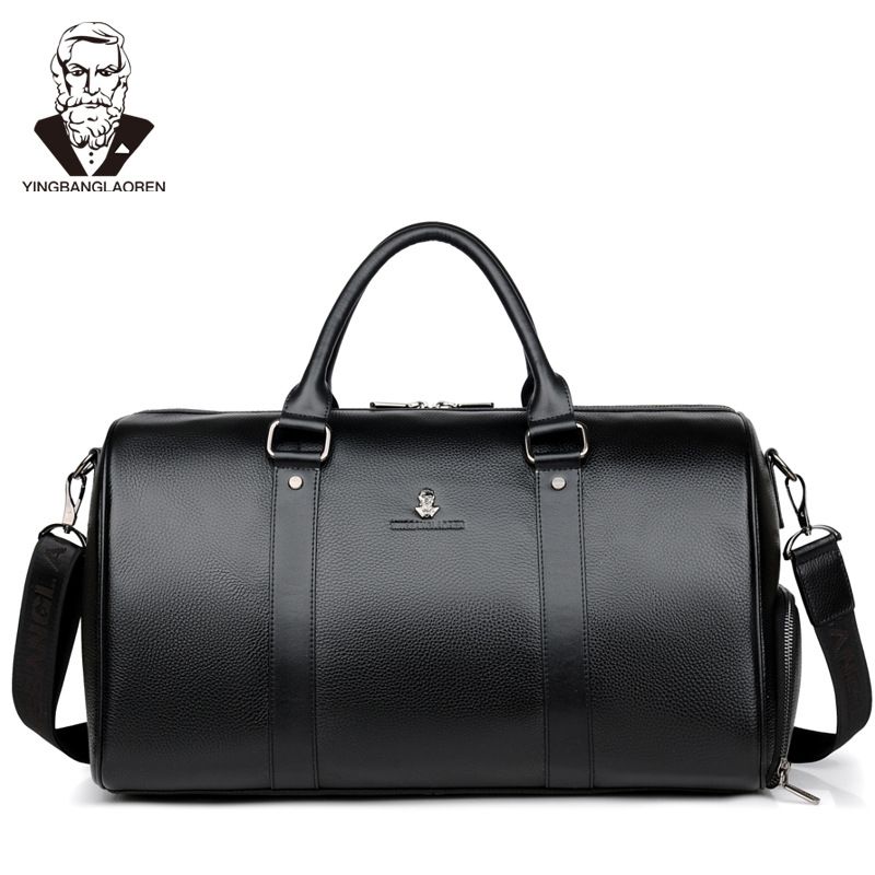 Borse da uomo Nuova borsa da viaggio aziendale in vera pelle Borsa da uomo Borsa da uomo in pelle di mucca Borsa da viaggio Borsa da viaggio aziendale di grande capacità_voghion.com