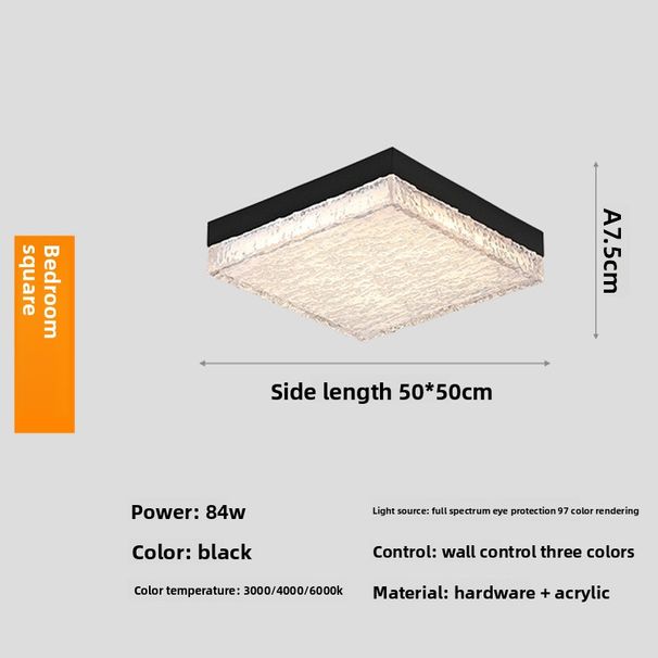 Living Room Ceiling Modern Italian Minimalist Rectangular Hall Main Nordic Luxury Zhongshan Master Bedroom Study Light_voghion.com