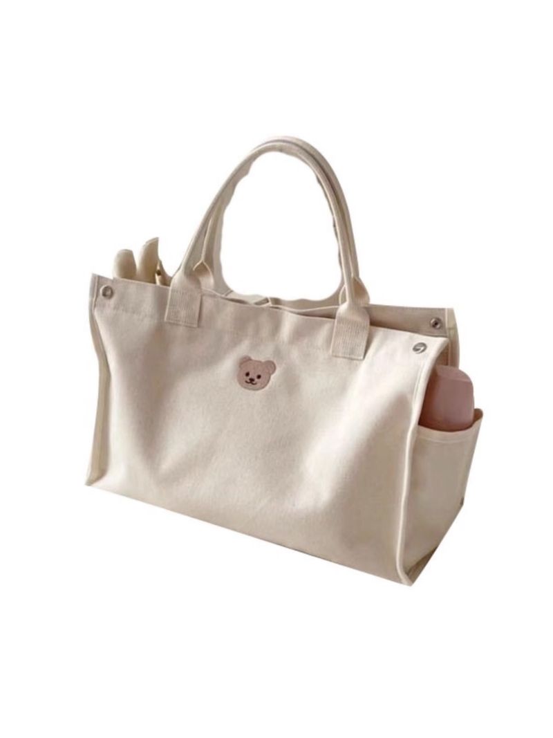 Versatile Lightweight Simple Casual Mommy Bag Handheld Double Shoulder Baby Bag For Mothers_voghion.com