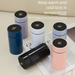 Mini-Isolierwasserflasche mit Smart-Display, 350 ml Edelstahl-Reisebecher für Kinder und Studenten_voghion.com