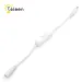 In-Line Power Switch ON/OFF 2.1mmx5.5mm Cable White For Jack Arduino 12-24V In-Line Power Switch ON/OFF 2.1X5.5mm Cable Jack_voghion.com