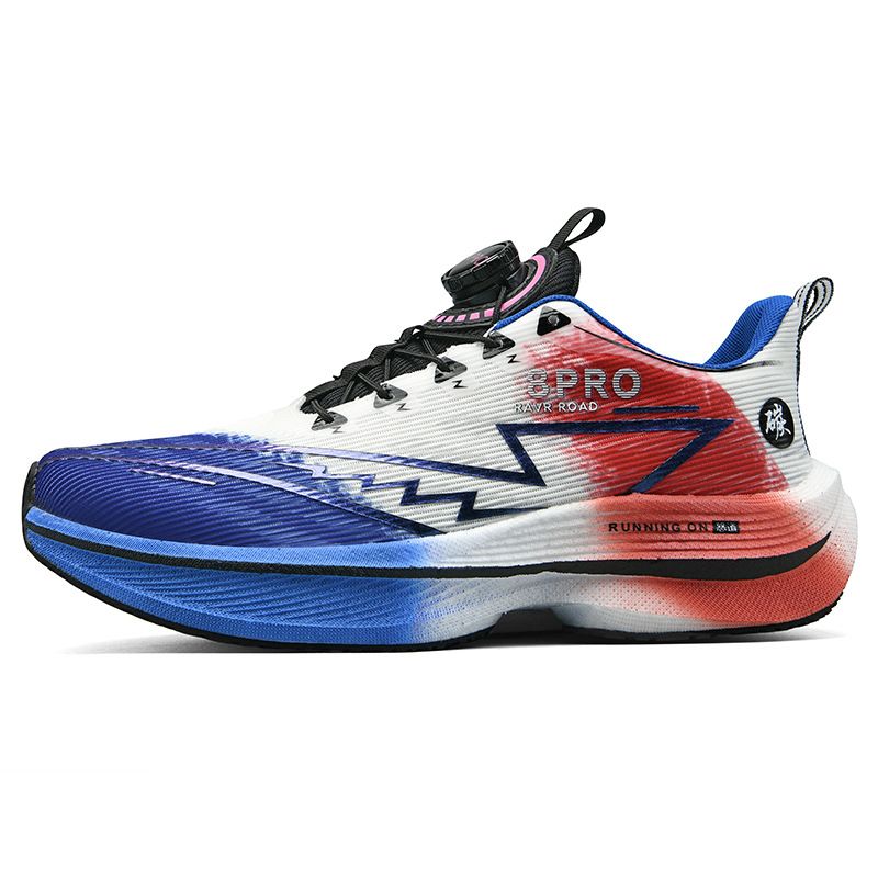 Scarpe sportive da corsa con piastra in carbonio a palmo pieno, ammortizzanti, da uomo e da donna, con fibbia girevole, per giovani studenti._voghion.com