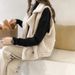 2024 Autumn/Winter New Camry Shoulder Lamb Wool Vest Women's Tank Top Coat Fat mm Large Loose Suede Velvet Clip_voghion.com