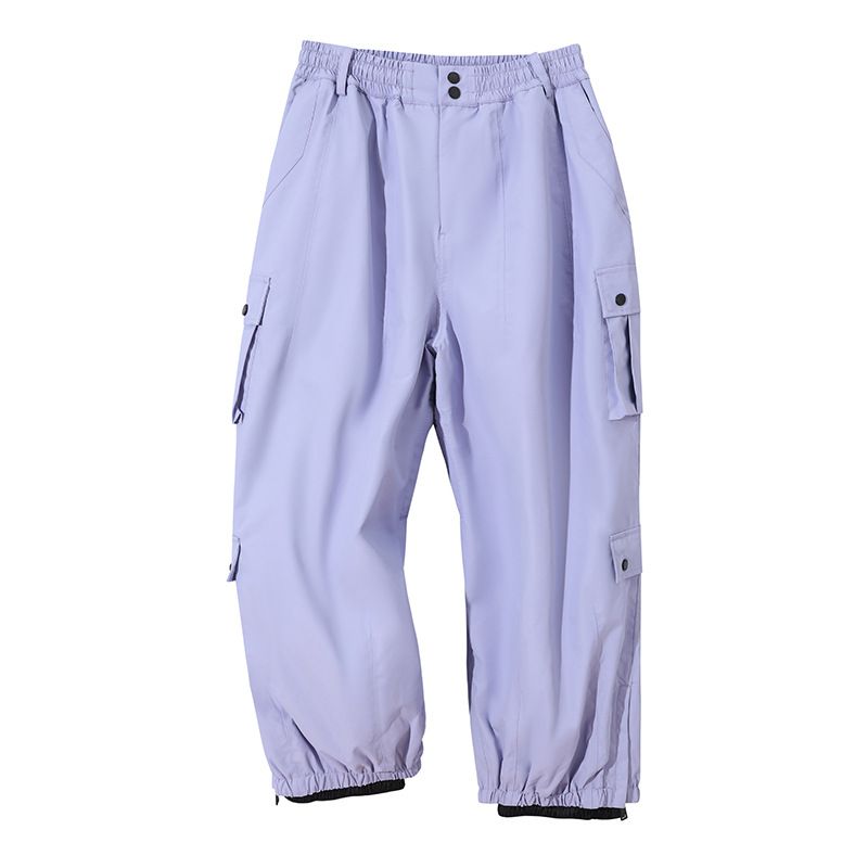pants For Women And Men, Single Board Waterproof, Windproof, Warm, Fully Pressure Adhesive Professional Loose Pants_voghion.com