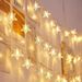 Little White Snowflake Bedroom Ball Pentagram Wholesale Christmas Bubble Atmosphere String LED Camping Col Light_voghion.com