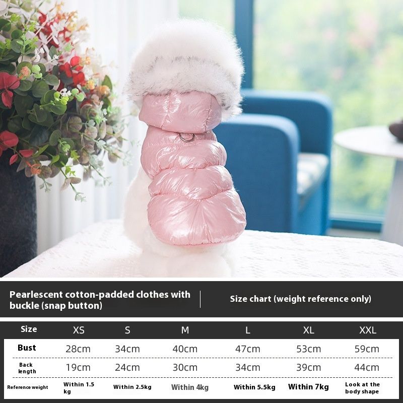 Uued sügis- ja lemmikloomavest kassi talve puuvillased koerariided_voghion.com